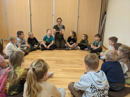 WARSZTATY W CENTRUM EDUKACJI PRZYRODNICZEJ W CHOCIŃSKIM MŁYNIE